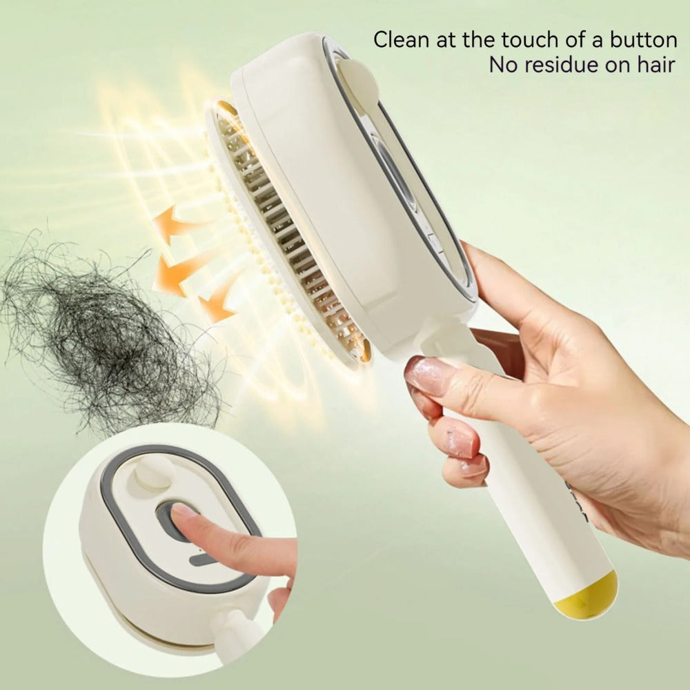 Cepillo de masaje multifuncional, Cepillo Eléctrico Para el Cabello Con Vapor, carga USB-C