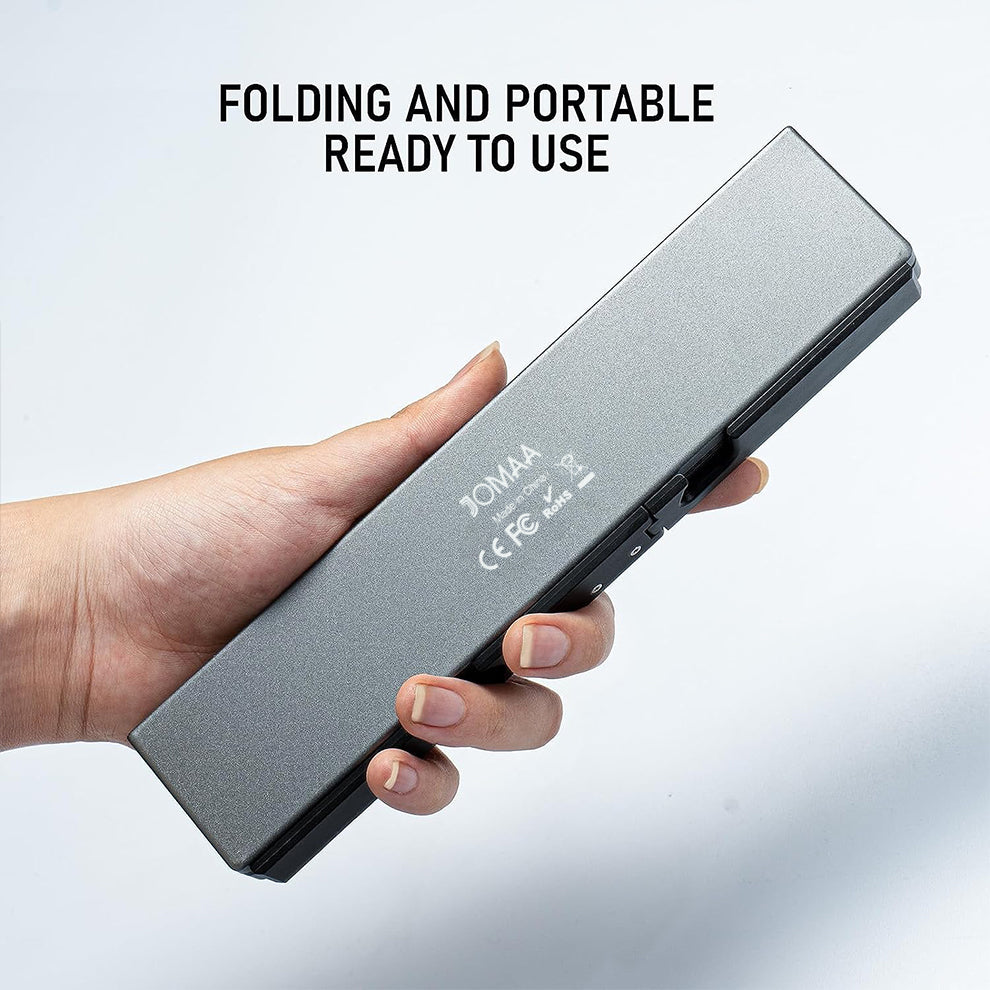 Mini Teclado Plegable Bluetooth teclado Bluetooth recargable para ordenador portátil iPad teléfono Mini teclado