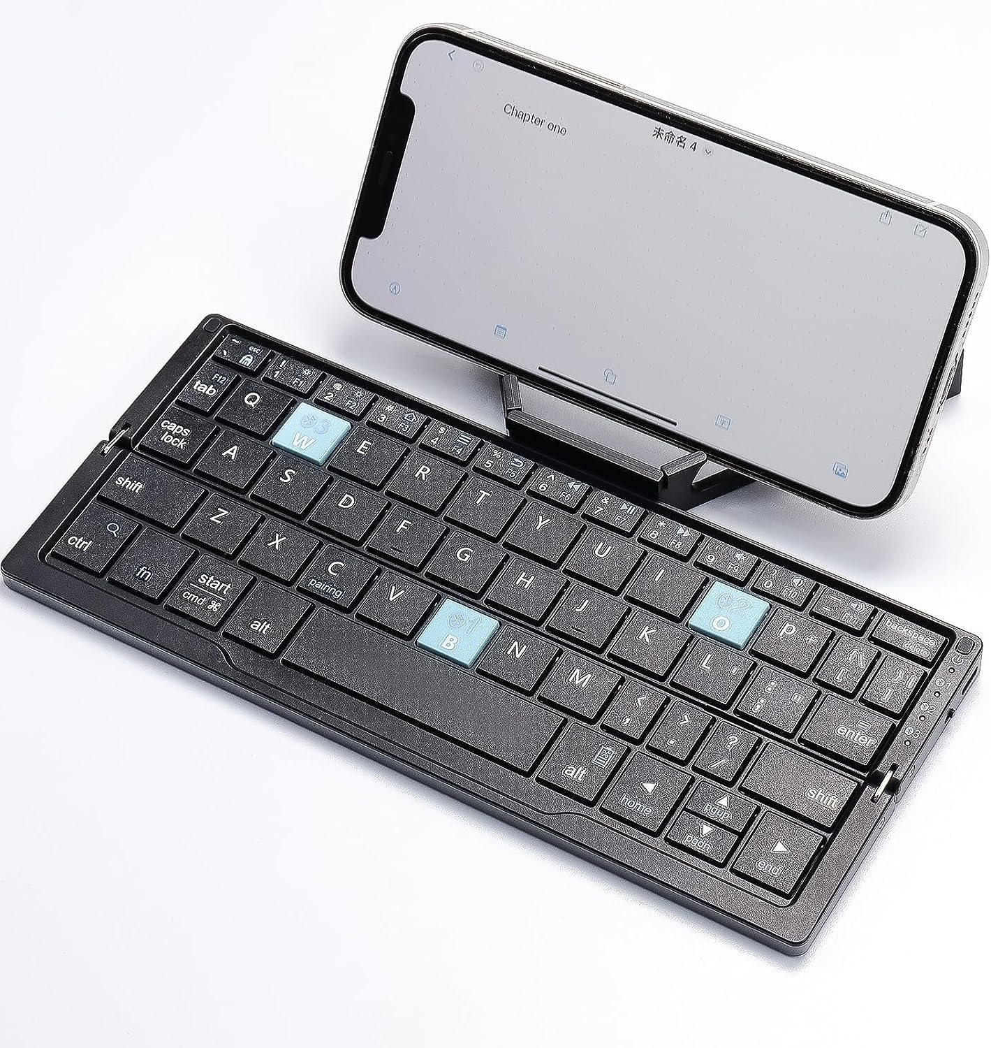 Mini Teclado Plegable Bluetooth teclado Bluetooth recargable para ordenador portátil iPad teléfono Mini teclado