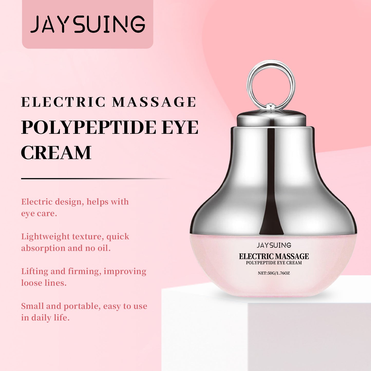 Crema Hidratante para ojos, masaje eléctrico, vibración, alivia la fatiga, ojeras, antiarrugas, suavizante